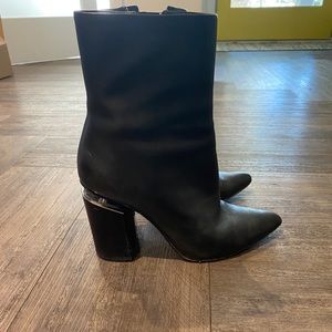 Alexander wang boots with signature heel